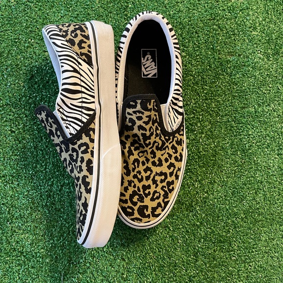 leopard and zebra print vans